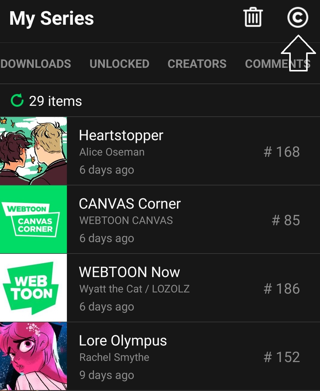 My Free Coins disappeared WEBTOON Support